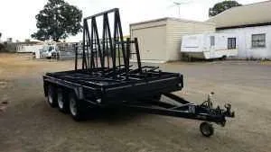 mmexport1472900768991 December 8, 2023 | 12x6 Extra Heavy Duty Tri Axle Trailer with A-frame for Glass, Pool Tables and 3500KS ATM