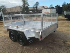 IMG 20190402 085905 scaled June 27, 2022 | 8x5 Full Checker Plate Galvanized Tandem Trailer with Cage 2000kgs ATM and Heavy Duty 70x50mm Chassis