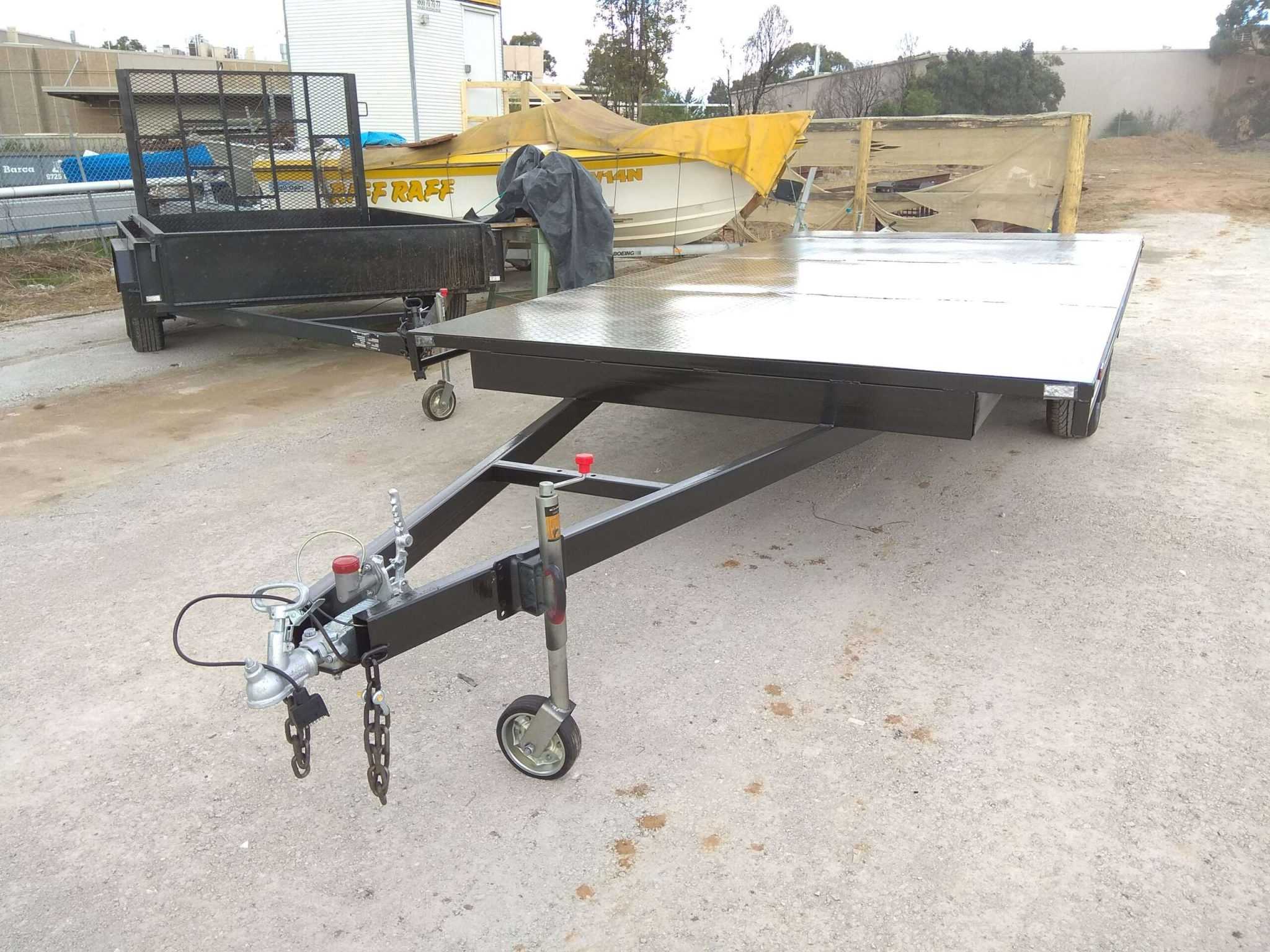 14×8 ft Table Top / Flat Top Flatbed Tandem Trailer with Best trailers for sale in Melbourne