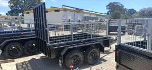 mmexport1605342493819 scaled December 8, 2023 | 10×5 Tandem Trailer Made with One Piece Fold Full Checker Plate with Ramp and 2000kg ATM
