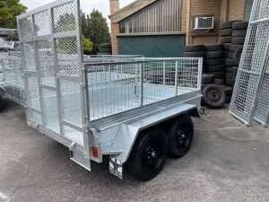 mmexport1614388467650 December 8, 2023 | 8×5 Heavy Duty Galvanised 2000 kg Tandem Box Trailer with Crate and Ramp