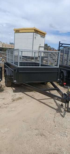 mmexport1616814267565 scaled June 27, 2022 | 7×5 Fully Welded & Galvanised Heavy Duty Box trailer with Mesh Cage
